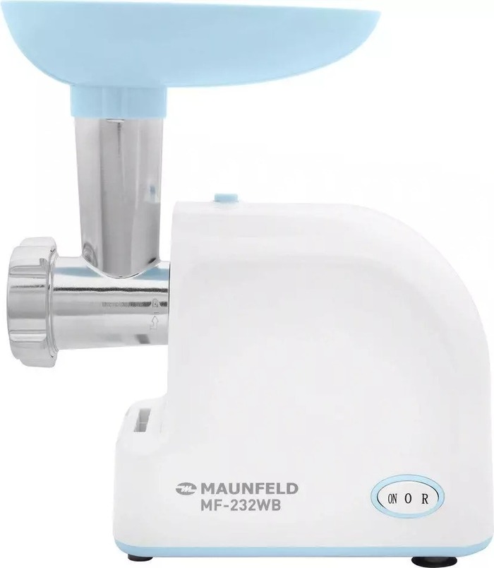 Мясорубка MAUNFELD MF-232WB, Голубой №2