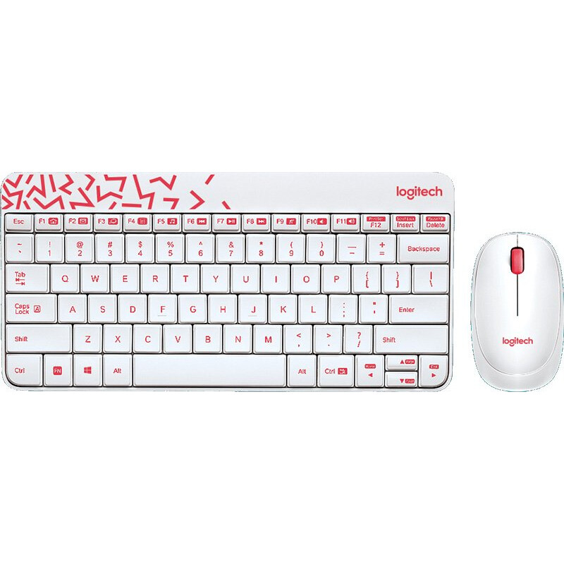 Клавиатура + мышь Logitech Wireless Combo MK240 Nano (920-008212/8160), Белый детальное изображение - 2