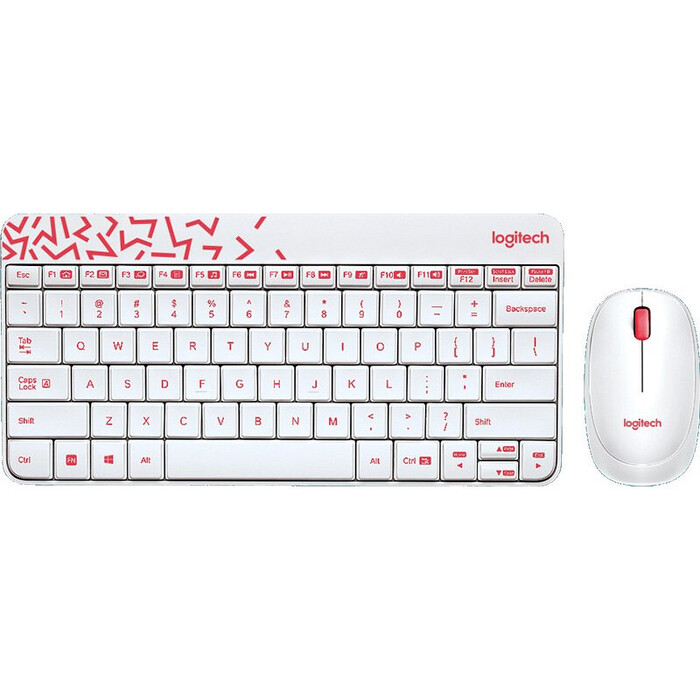 Клавиатура + мышь Logitech Wireless Combo MK240 Nano (920-008212/8160), Белый №2