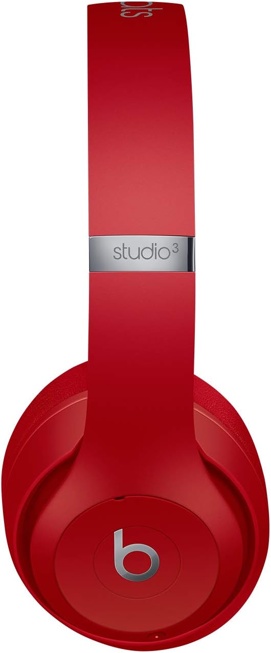 Беспроводные наушники Beats Studio 3 Wireless, Красный детальное изображение - 3