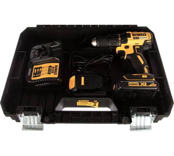 Аккумуляторная дрель-шуруповерт DeWALT DCD777S2TC-QW, 18 В, 65 Нм, 1.5 А·ч детальное изображение - 6