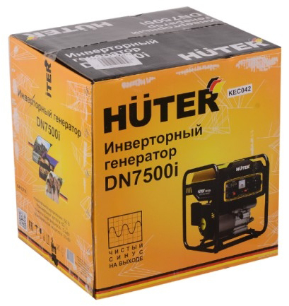 Генератор бензиновый HUTER DN7500i 64/10/11, 5.5 кВт, Черный детальное изображение - 6