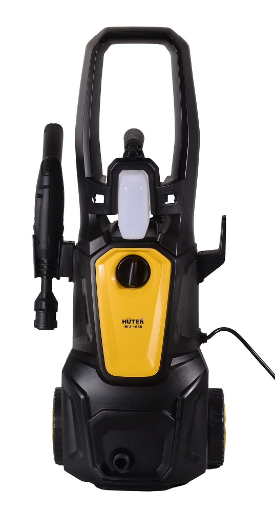 Мойка высокого давления HUTER M-3-1650, 1.65 кВт, 135 бар, Черный/Желтый детальное изображение - 1