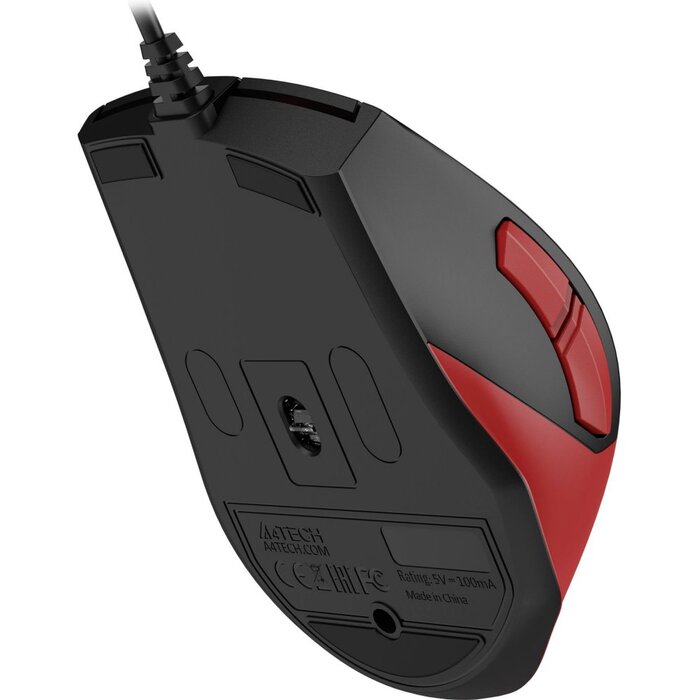 Мышь A4Tech Fstyler FM45S Air Sports , Красный, Черный №7
