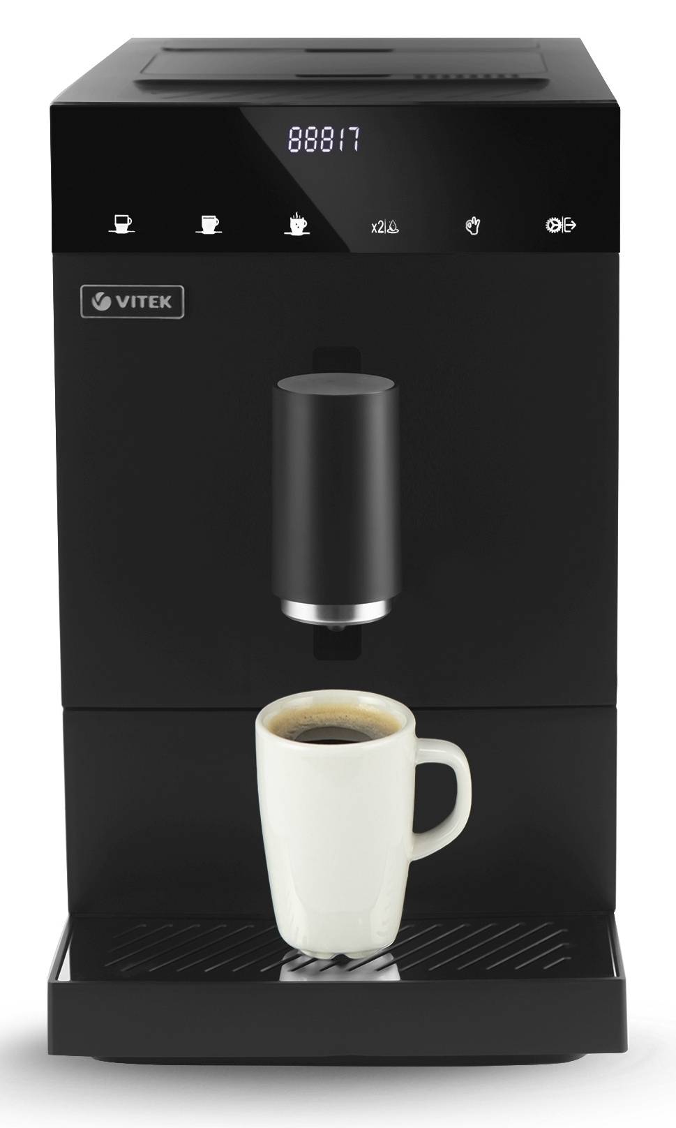 Кофемашина Vitek Metropolis VT-8700, Черный детальное изображение - 10