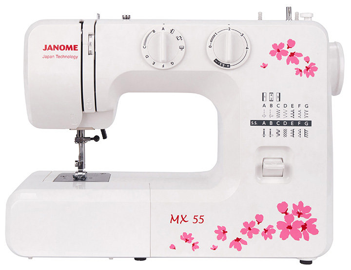 Швейная машина Janome MX 55, Белый детальное изображение - 1