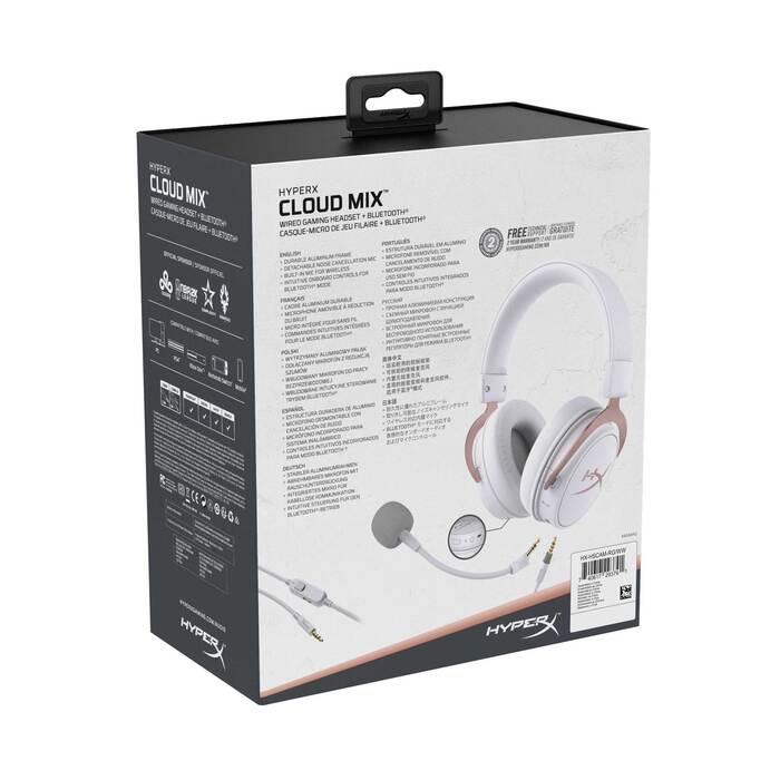 Наушники HyperX Cloud Mix, Розово-золотистый №8
