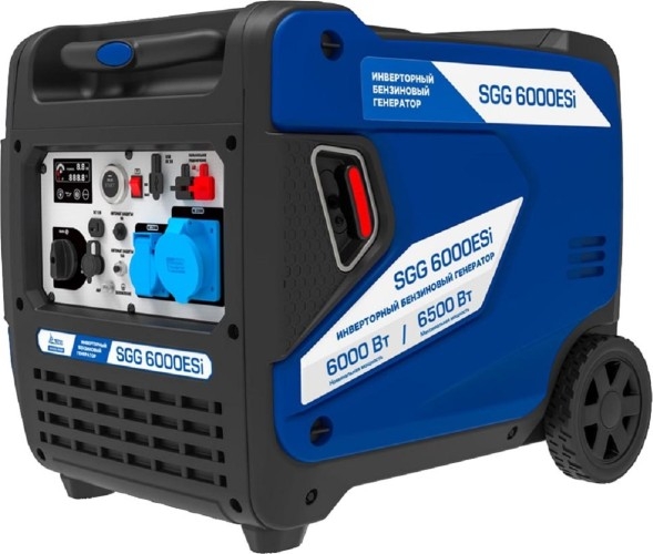 Генератор бензиновый ТСС SGG 6000ESi 060063, 6 кВт, Синий детальное изображение - 1