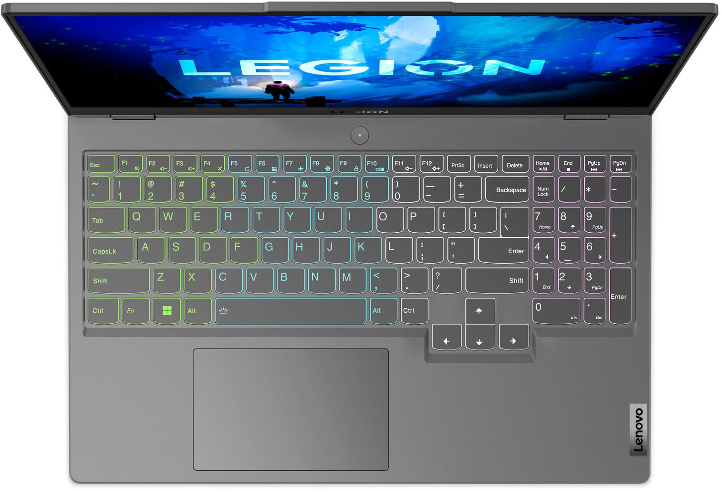 Ноутбук Lenovo Legion 5 15IAH7H, 82RB00FBRK, RAM 16 ГБ, SSD 1 ТБ, Серый детальное изображение - 2