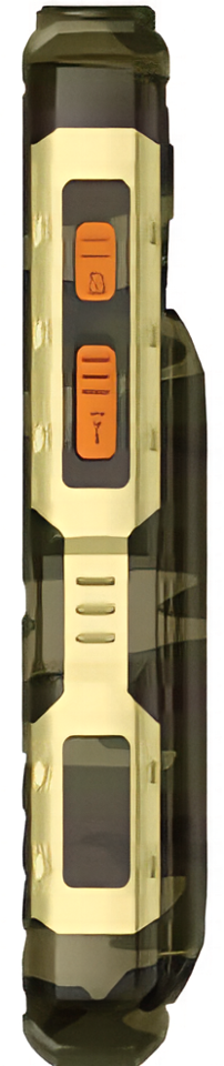 Мобильный телефон BQ 2430 Tank Power, 32 Мб, Камуфляжный/Золотой, Dual micro-SIM детальное изображение - 3