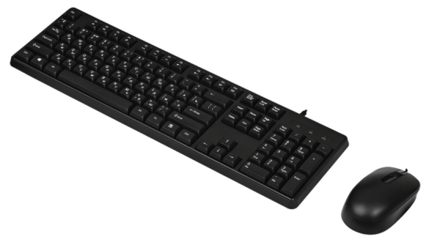 Проводная клавиатура + мышь TFN Slim ME210, Черный детальное изображение - 2