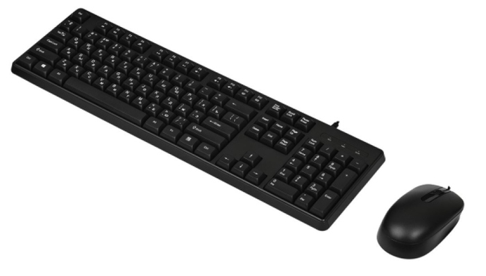 Проводная клавиатура + мышь TFN Slim ME210, Черный №2