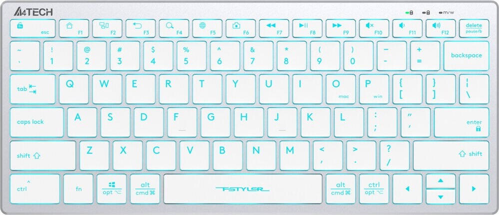 Клавиатура A4Tech Fstyler FX61, Белый детальное изображение - 6