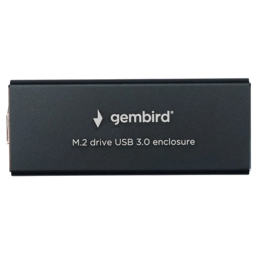 Внешний корпус для SSD M.2 Gembird EEM2-SATA-1, Чёрный детальное изображение - 2