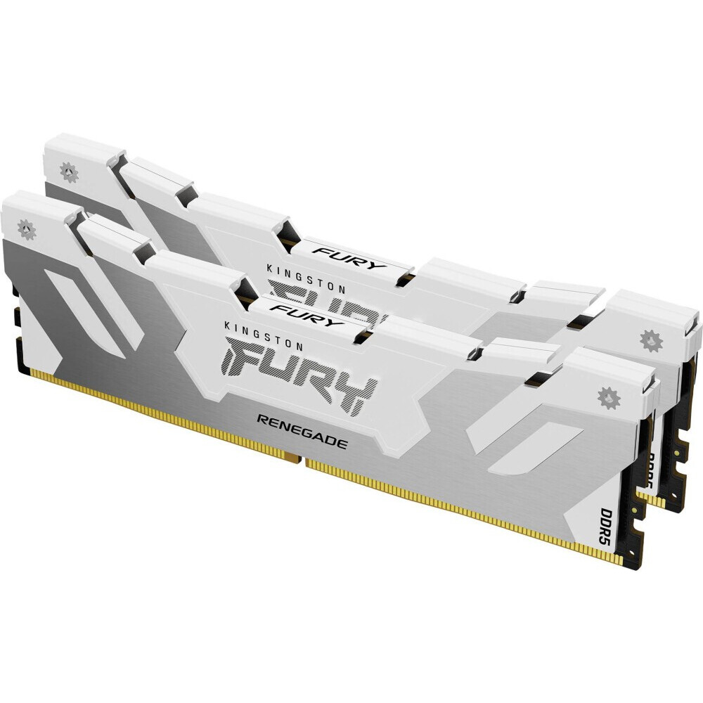 Оперативная память Kingston Fury Renegade White DDR5 6800MHz, KF568C36RWK2-32, 2x16 Гб KIT, 32 Гб детальное изображение - 2