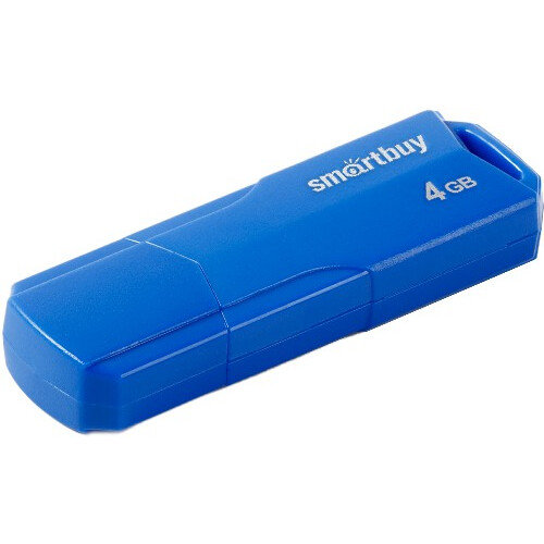USB Flash накопитель SmartBuy  (SB4 ГБCLU-BU) 4 ГБ, синий детальное изображение - 1