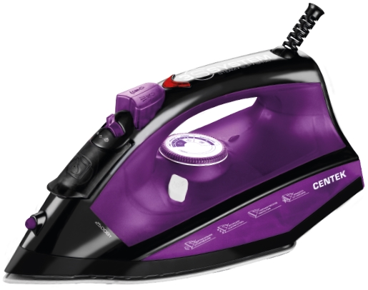 Утюг Centek CT-2355, Фиолетовый детальное изображение - 2
