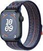 Умные часы Apple Watch Series 9 Midnight Aluminum Case GPS + Cellular with Nike Sport Band Game Royal/Orange, 45 mm, Королевский/Оранжевый вариант - 1
