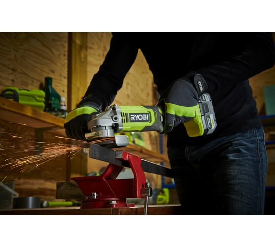 Углошлифмашина Ryobi ONE+ RAG18115-0 5133005402, 115 мм, 9000 об/мин №5