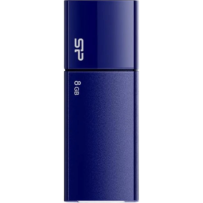 USB Flash накопитель Silicon Power Ultima U05 (SP008 ГБUF2U05V1D) 8 ГБ, синий детальное изображение - 2