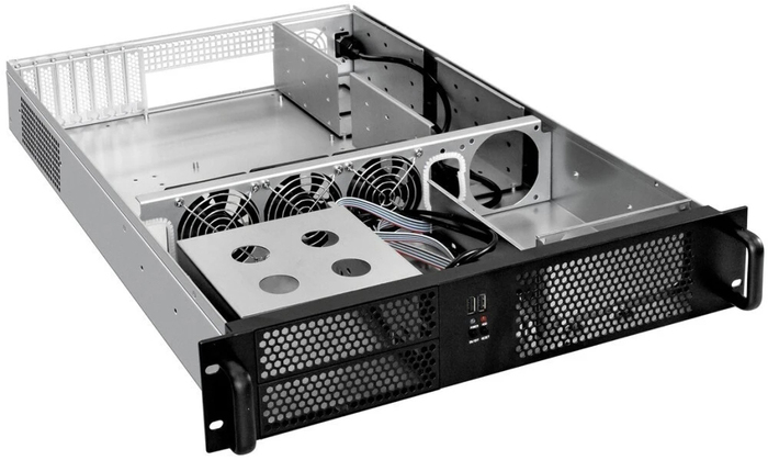 Серверный корпус ExeGate Pro 2U650-08, без БП, Черный №2