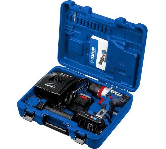 Бесщеточная ударная дрель-шуруповерт ЗУБР Профессионал, в кейсе DBS-201-22, 20 В, 70 Нм, 2 А·ч детальное изображение - 6