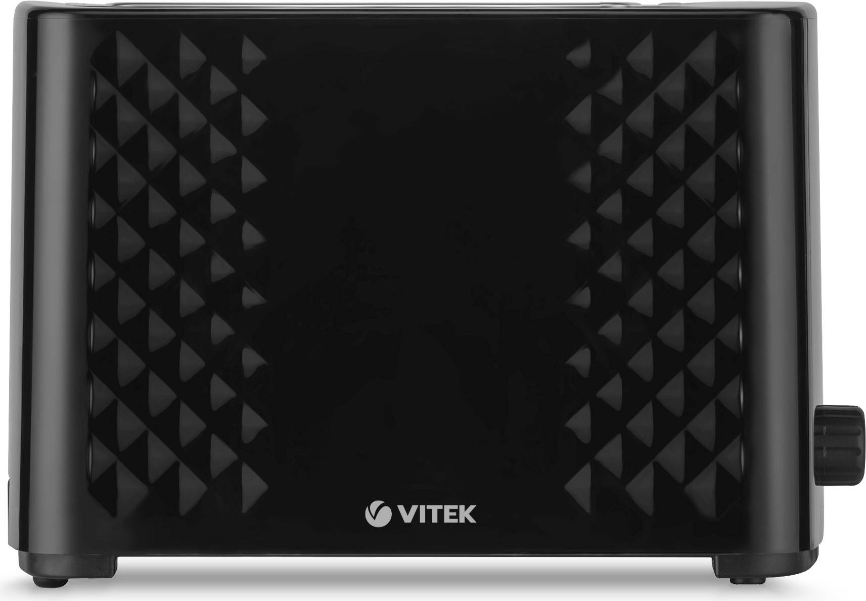 Тостер Vitek VT-1586, Черный детальное изображение - 1