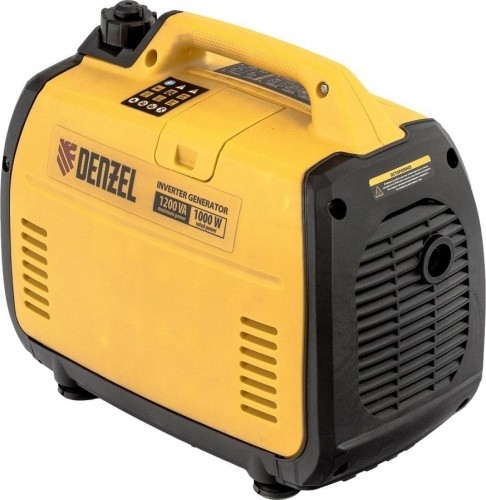 Генератор бензиновый Denzel GT-1200iS 94701, 1 кВт, Желтый детальное изображение - 6