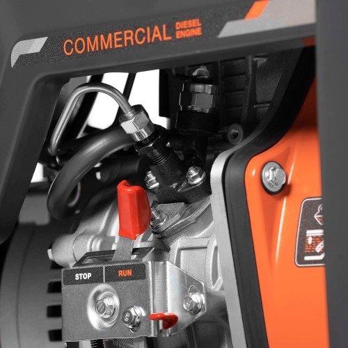 Генератор дизельный с воздушным охлаждением DAEWOO DDAE 9000DXE-3, открытый, 7.2 кВт, Черный детальное изображение - 11