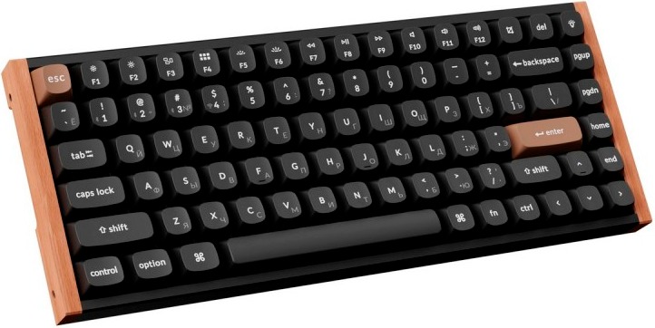 Клавиатура Keychron K2 HE, K2H-F1, Черный/Светло-коричневый детальное изображение - 3