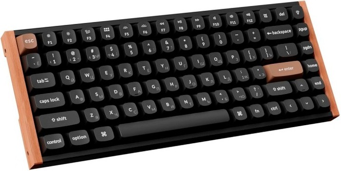 Клавиатура Keychron K2 HE, K2H-F1, Черный/Светло-коричневый №3