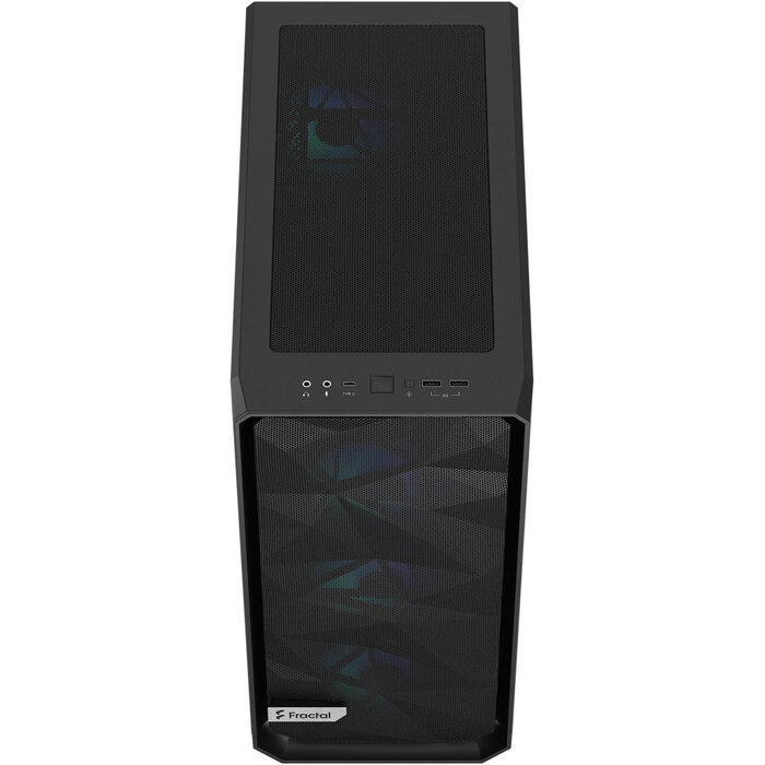 Корпус Fractal Design Meshify 2 Compact RGB TG Light Tint, Черный №4