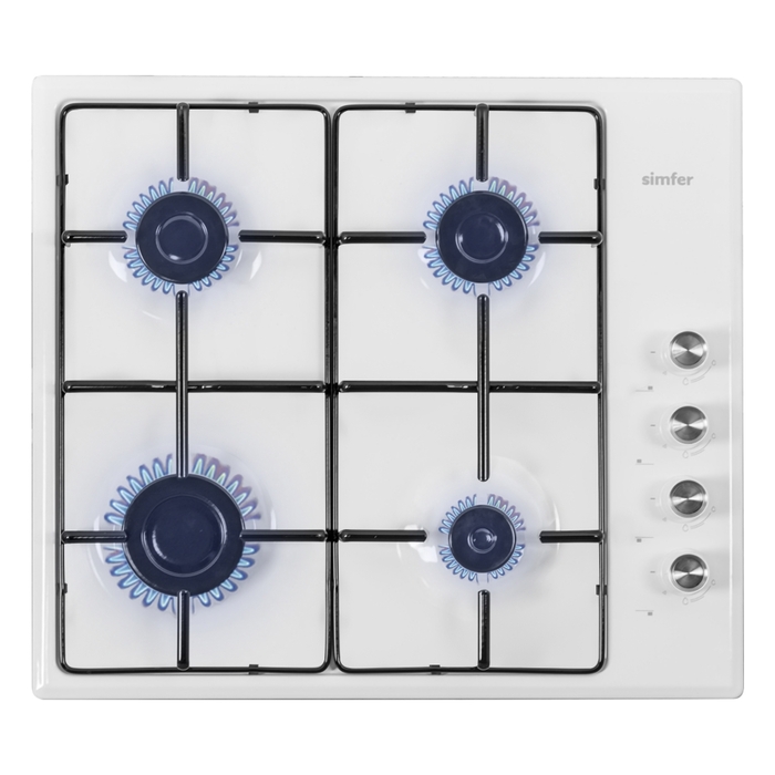 Варочная поверхность Simfer H 60Q40 W400, Белый №1