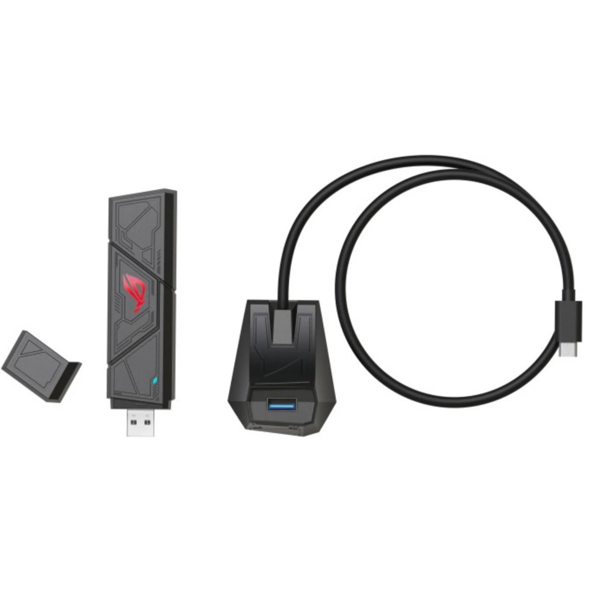 Wi-Fi адаптер ASUS ROG USB-BE92, Wi-Fi 7, Черный детальное изображение - 3