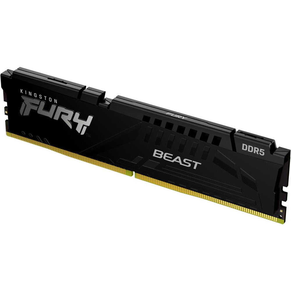 Оперативная память Kingston Fury Beast Black DDR5 6000MHz, KF560C36BBE-32, 32 Гб детальное изображение - 2