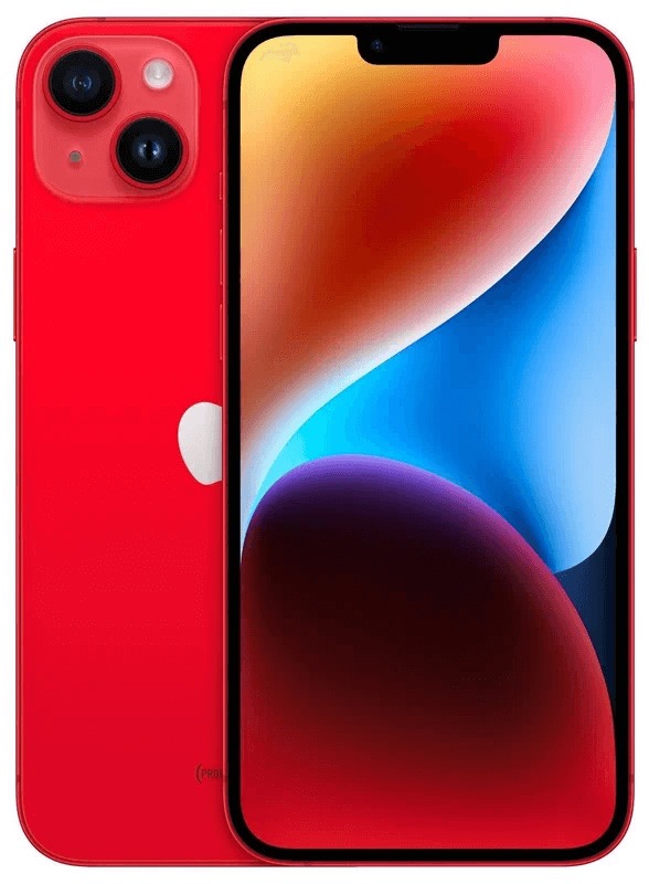 Смартфон Apple iPhone 14 Plus 128 Гб, Красный, nano SIM + eSIM детальное изображение - 1