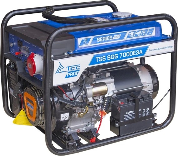 Генератор бензиновый ТСС SGG 7000E3A 030021, 7 кВт, Синий детальное изображение - 3