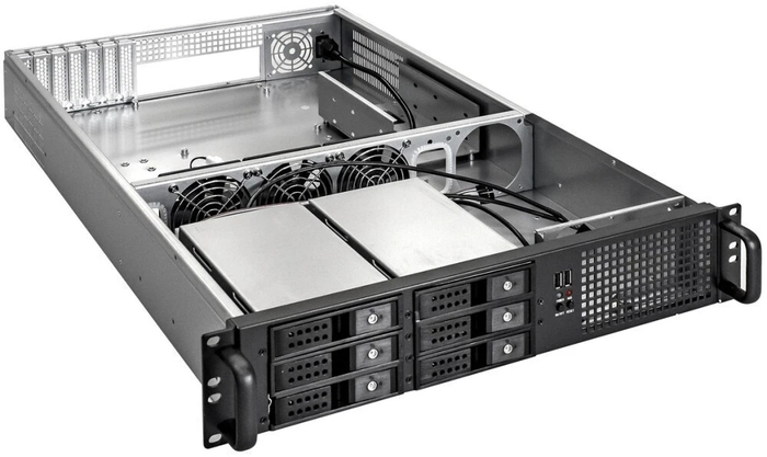 Серверный корпус ExeGate Pro 2U660-HS06/ServerPRO-1200ADS, 1200 Вт, Черный №2