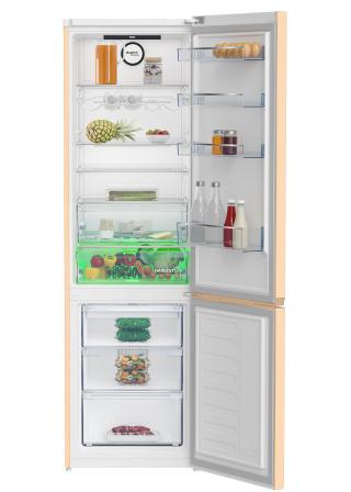Холодильник Beko B3RCNK402HSB, Бежевый детальное изображение - 2