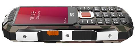 Мобильный телефон BQ 2817 Tank Quattro Power, 32 Мб, Камуфляжный, Micro SIM + Mini SIM детальное изображение - 4