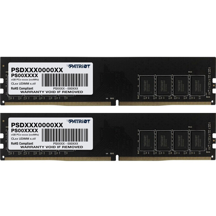Оперативная память Patriot Signature DDR4 3200MHz, PSD416G3200K, 2x8 Гб KIT, 16 Гб №1