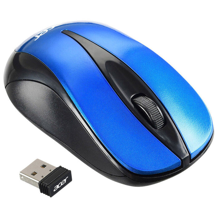 Мышь Acer OMR132, Синий, Черный №3