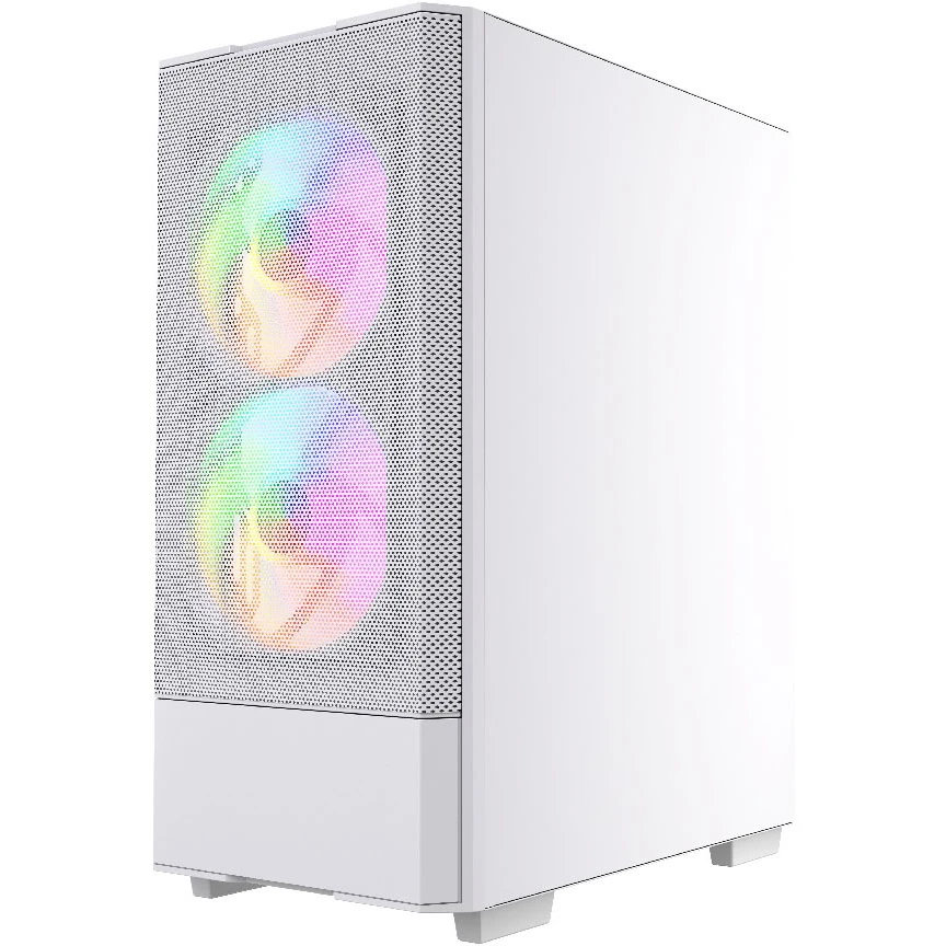 Корпус Powercase Mistral AY3W ARGB, Белый детальное изображение - 3