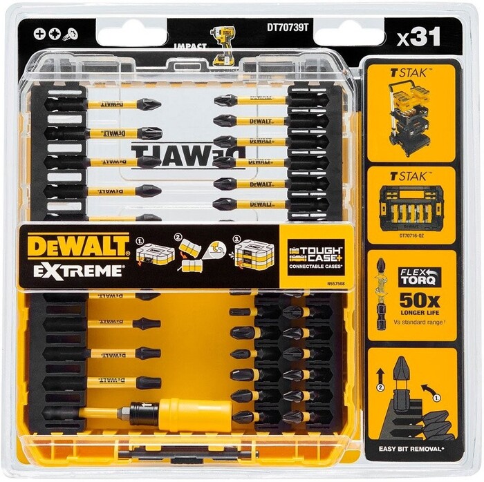 Биты, торцевые головки DeWALT DT70739T №3