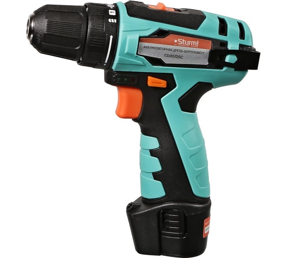 Аккумуляторный шуруповерт Sturm CD3512SC, 12 В, 28 Нм, 2 А·ч детальное изображение - 8