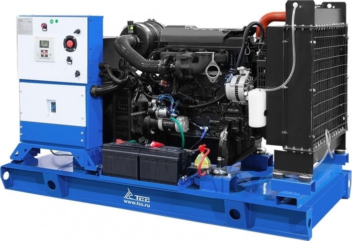 Генератор дизельный ТСС АД-60С-Т400-1РМ7 (TWC 83TS) 032029, открытый, 60 кВт, Синий №1