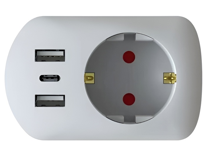 Сетевой фильтр Ritmix RM-012C, 1.2 м, Белый №1