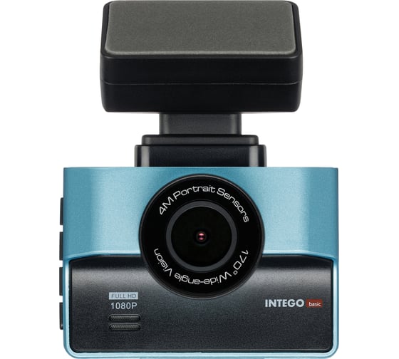 Видеорегистратор INTEGO Basic VX-850FHD-SB, 1920x1080 Full HD dpi, MicroSD, 32 ГБ, Голубой детальное изображение - 2