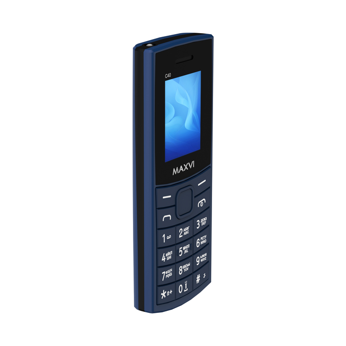 Мобильный телефон MAXVI C40, 32 Мб, Синий, Dual micro-SIM детальное изображение - 7