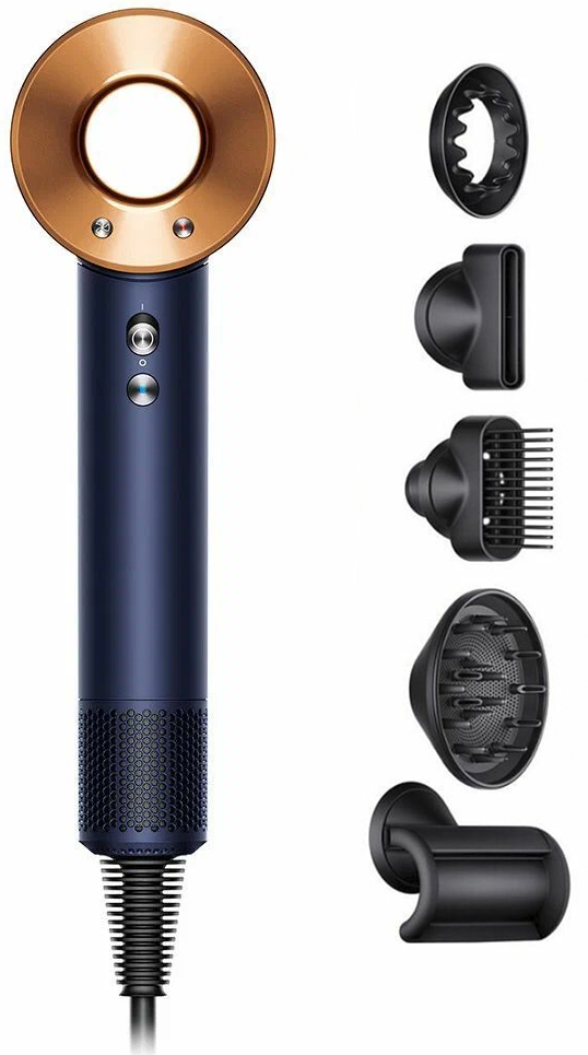 Фен Dyson Supersonic HD07, Черный/Никель детальное изображение - 4